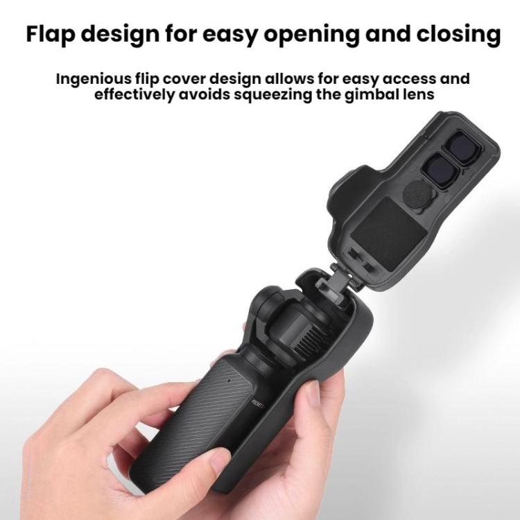 For DJI OSMO POCKET 3 BRDRC Body Screen Lens Protective Cover(Black) - Case & Bags by BRDRC | Online Shopping UK | buy2fix