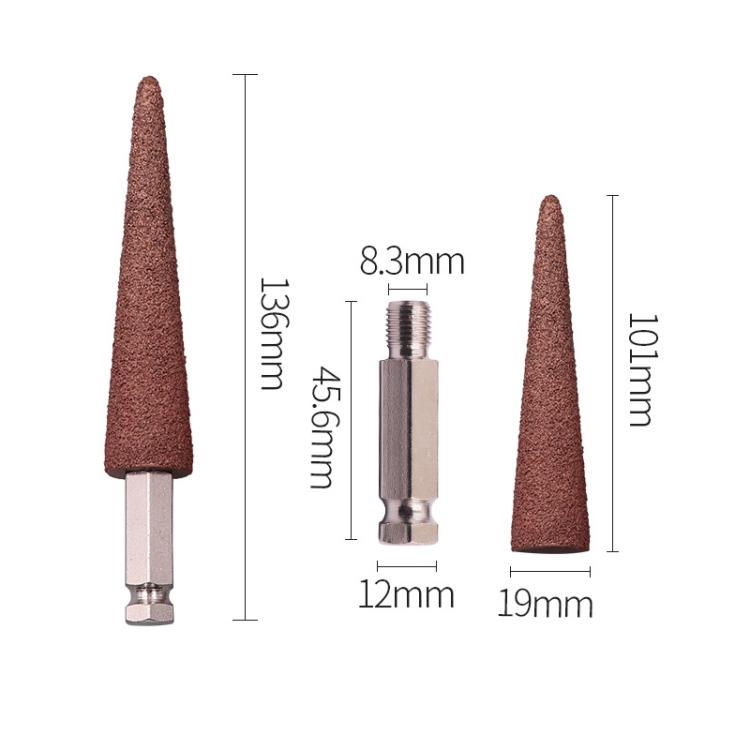 Tire Grinding Head Repair Tool, Specification: 100mm Hexagonal Rod For Repairing Defects - Tire Repair & Installation Tools by buy2fix | Online Shopping UK | buy2fix