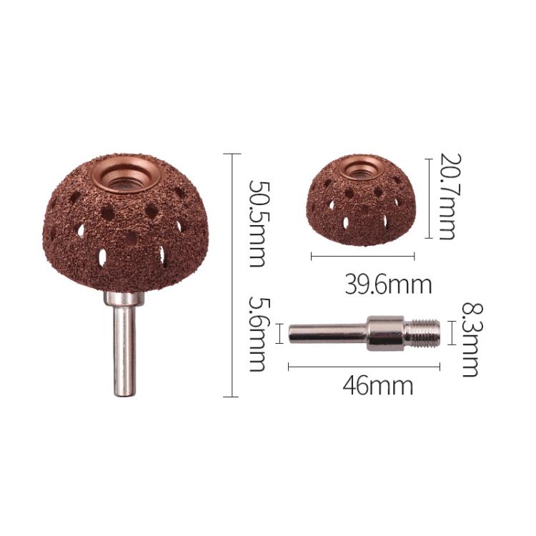 Tire Grinding Head Repair Tool, Specification: Small Tread Bowl With Round Rod - Tire Repair & Installation Tools by buy2fix | Online Shopping UK | buy2fix