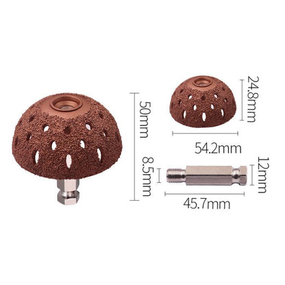 Tire Grinding Head Repair Tool, Specification: Large Tread Bowl With Hexagonal Rod - Tire Repair & Installation Tools by buy2fix | Online Shopping UK | buy2fix