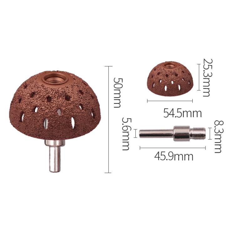 Tire Grinding Head Repair Tool, Specification: Large Tread Bowl With Round Rod - Tire Repair & Installation Tools by buy2fix | Online Shopping UK | buy2fix