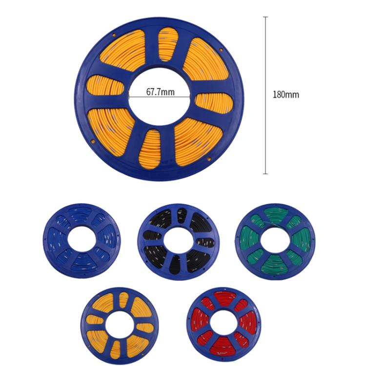 40m Automotive Pure Copper Core Insulated Wire, Specification: 0.75 Square Meters Yellow - DIY Cables by buy2fix | Online Shopping UK | buy2fix