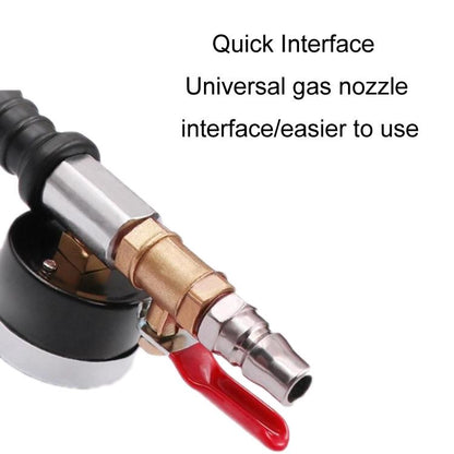 Truck Tire Extended Quick-Inflation Rod With Tire Pressure Gauge(Elbow) - Inflatable Pump by buy2fix | Online Shopping UK | buy2fix