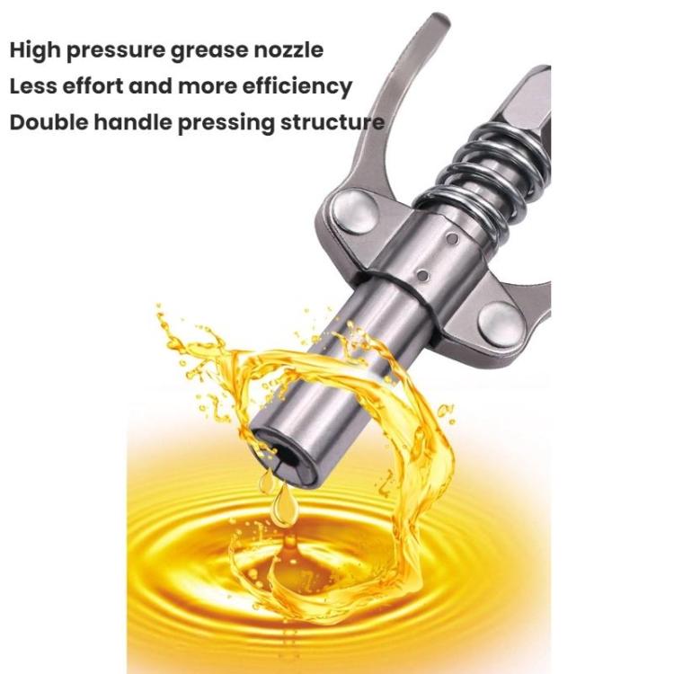 Car Electric/Pneumatic Pliers High-pressure Grease Nozzles(Double-handle) - Others by buy2fix | Online Shopping UK | buy2fix