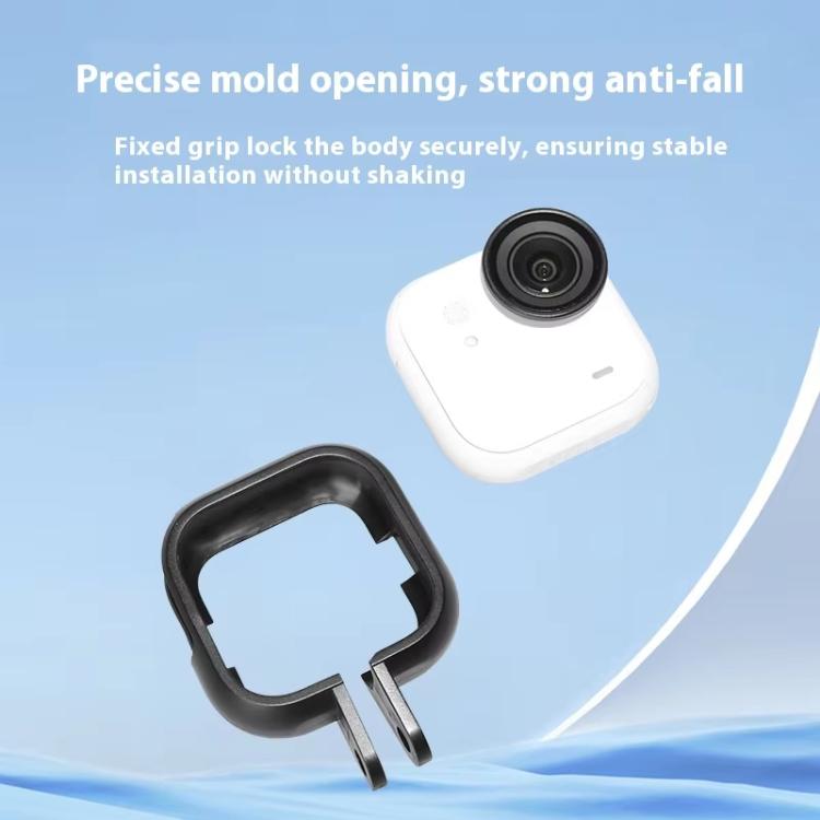 For Insta360 GO Ultra Camera PC Frame Mount Protective Housing Case(Black) - Mount & Holder by buy2fix | Online Shopping UK | buy2fix