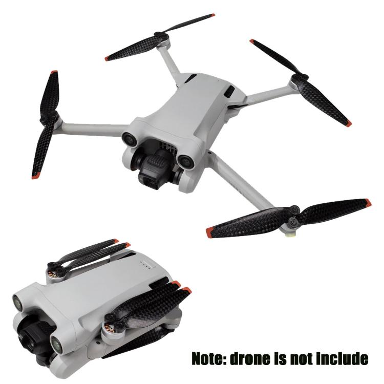 For DJI Mini 3 Pro/4 Pro 6030F Carbon Fiber Noise-reducing Propellers, Specification: 8pcs - DIY Propeller by buy2fix | Online Shopping UK | buy2fix