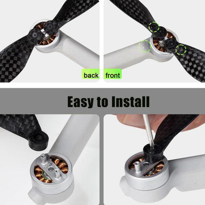 For DJI Mini 3 Pro/4 Pro 6030F Carbon Fiber Noise-reducing Propellers, Specification: 8pcs - DIY Propeller by buy2fix | Online Shopping UK | buy2fix