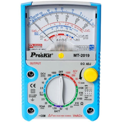 ProsKit MT-2019 Analog Multimeter 24 Range Mechanical High Precision Universal Meter - Digital Multimeter by ProsKit | Online Shopping UK | buy2fix