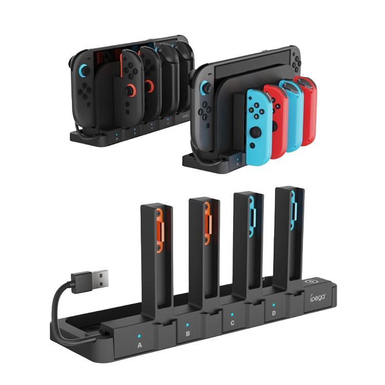 For Nintendo Switch 2/Switch Console Controller ipega 8-in-1 Charging Dock Fast Charging Station - Charger & Power by buy2fix | Online Shopping UK | buy2fix