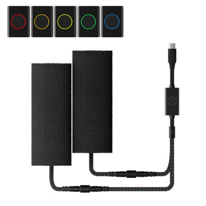 1pair Waterproof Heated Motorcycle Grips With Five-gear Adjustment(Black) - Grips by buy2fix | Online Shopping UK | buy2fix