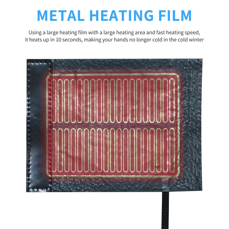 1pair Waterproof Heated Motorcycle Grips With Five-gear Adjustment(Black) - Grips by buy2fix | Online Shopping UK | buy2fix