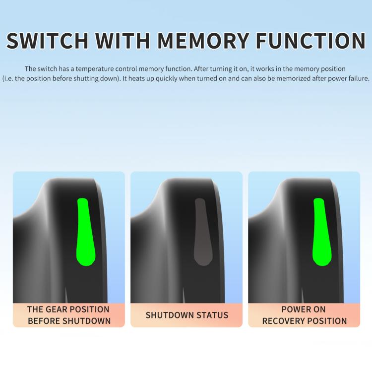 ACC Cable Motorcycle 6-speed Memory Heated Throttle Grip(Rubber) - Grips by WUPP | Online Shopping UK | buy2fix