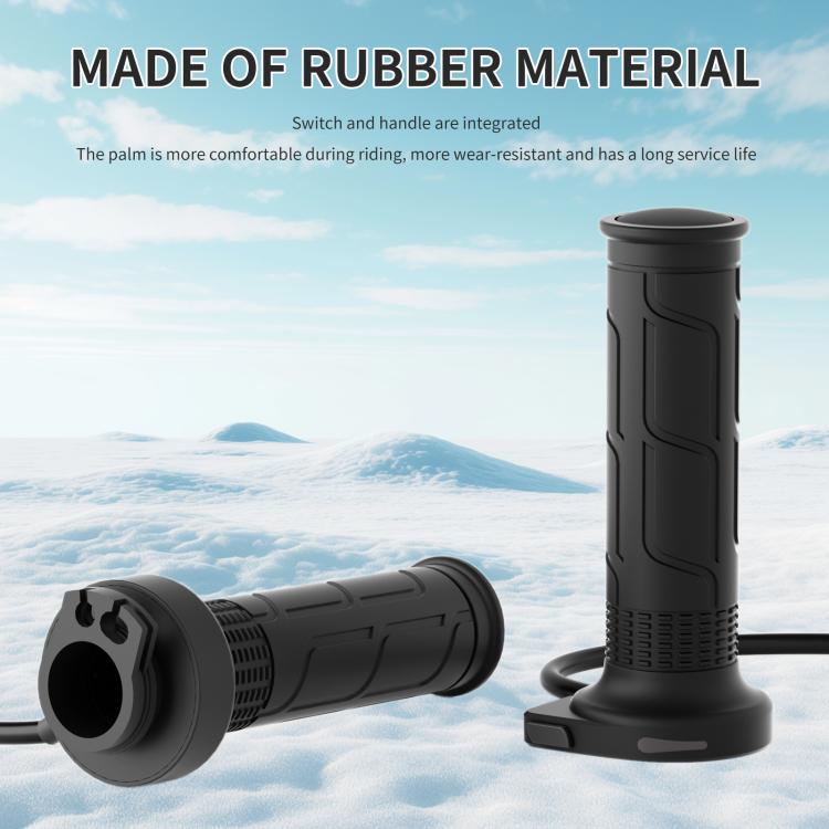 ACC Cable Motorcycle 6-speed Memory Heated Throttle Grip(Rubber) - Grips by WUPP | Online Shopping UK | buy2fix