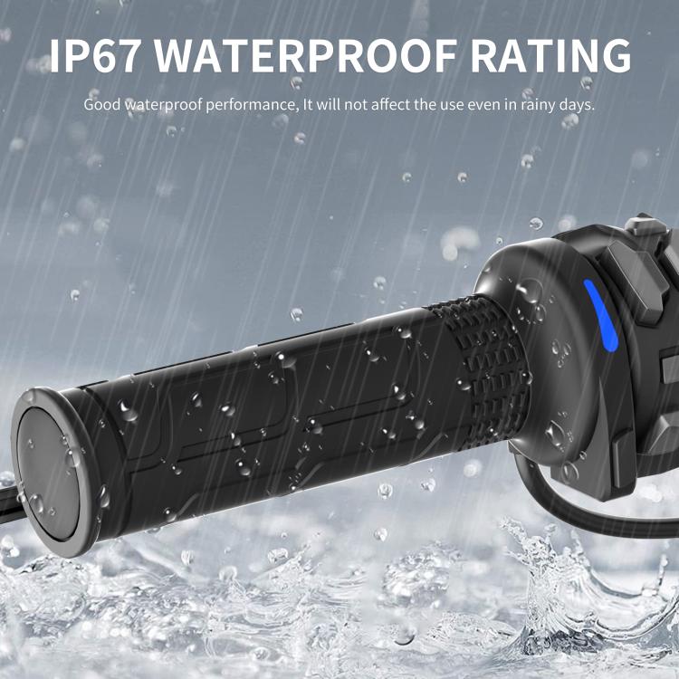 ACC Cable Motorcycle 6-speed Memory Heated Throttle Grip(Rubber) - Grips by WUPP | Online Shopping UK | buy2fix