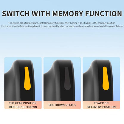 WUPP Integrated ACC Line Motorcycle 6-speed Memory Electric Heating Throttle Handle(Rubber) - Grips by WUPP | Online Shopping UK | buy2fix