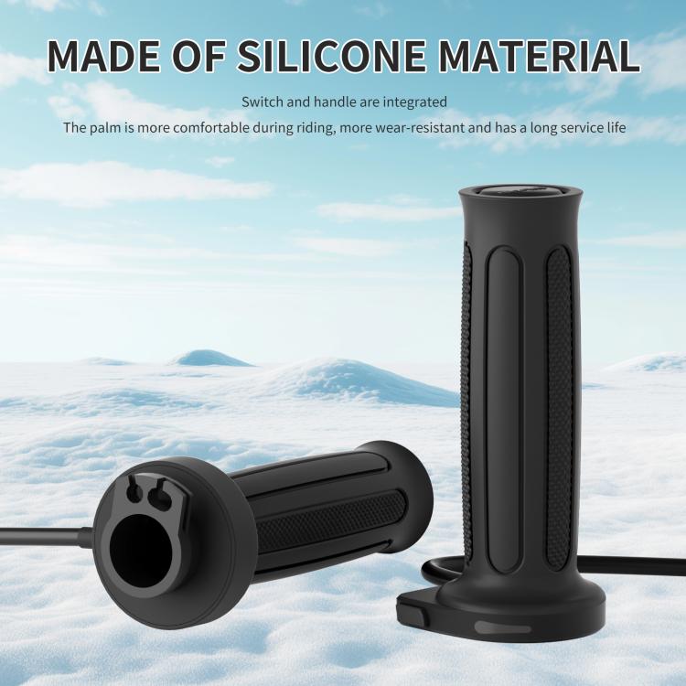 WUPP Integrated ACC Line Motorcycle 6-speed Memory Electric Heating Throttle Handle(Rubber) - Grips by WUPP | Online Shopping UK | buy2fix