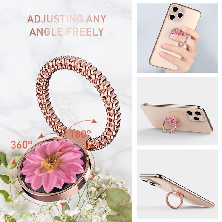 AhaStyle ST11 Aluminum Alloy Ring Buckle Phone Holder Foldable Hands-Free Stand(Dark Gray) - Ring Holder by AhaStyle | Online Shopping UK | buy2fix