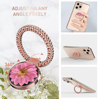 AhaStyle ST11 Aluminum Alloy Ring Buckle Phone Holder Foldable Hands-Free Stand(Dark Gray) - Ring Holder by AhaStyle | Online Shopping UK | buy2fix