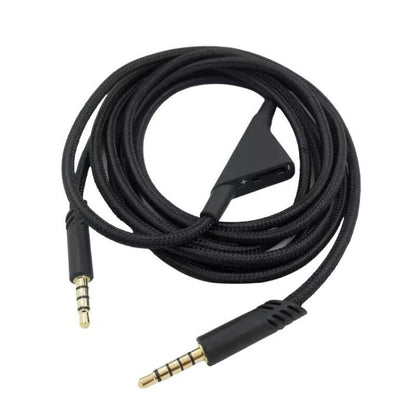 For Logitech Astro A10 / A40 / A30 Gaming Headset Cable Braided Audio Cable, Style: Black Tuning - Headset Accessories by buy2fix | Online Shopping UK | buy2fix