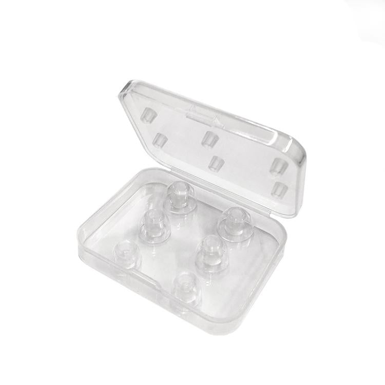 6pcs /Box Food Grade Liquid Silicone Ear Tips HIFI Earphones Earbuds(Transparent) - Anti-dust & Ear Caps by buy2fix | Online Shopping UK | buy2fix
