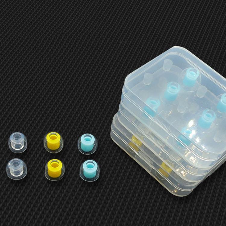 6pcs /Box Food Grade Liquid Silicone Ear Tips HIFI Earphones Earbuds(Transparent) - Anti-dust & Ear Caps by buy2fix | Online Shopping UK | buy2fix