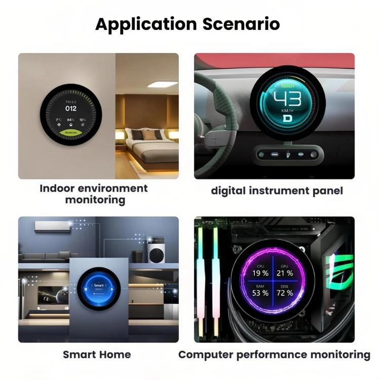WAVESHARE 31523 ESP32-P4 Touch Circular LCD Screen Development Board, Spec: 4 inch - LCD & LED Display Module by WAVESHARE | Online Shopping UK | buy2fix