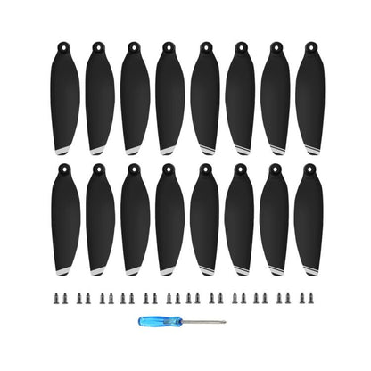 For DJI Mini 2 / Mini 2 SE Propellers 4726F Replacement Blades 4pairs Silver Edge - DIY Propeller by buy2fix | Online Shopping UK | buy2fix