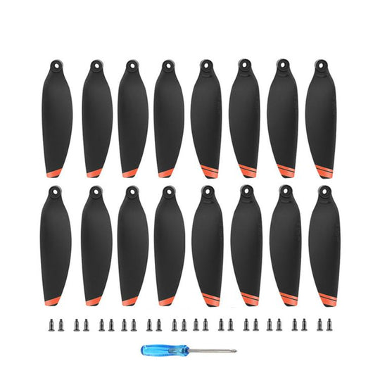 For DJI Mini 2 / Mini 2 SE Propellers 4726F Replacement Blades 4pairs Orange Edge