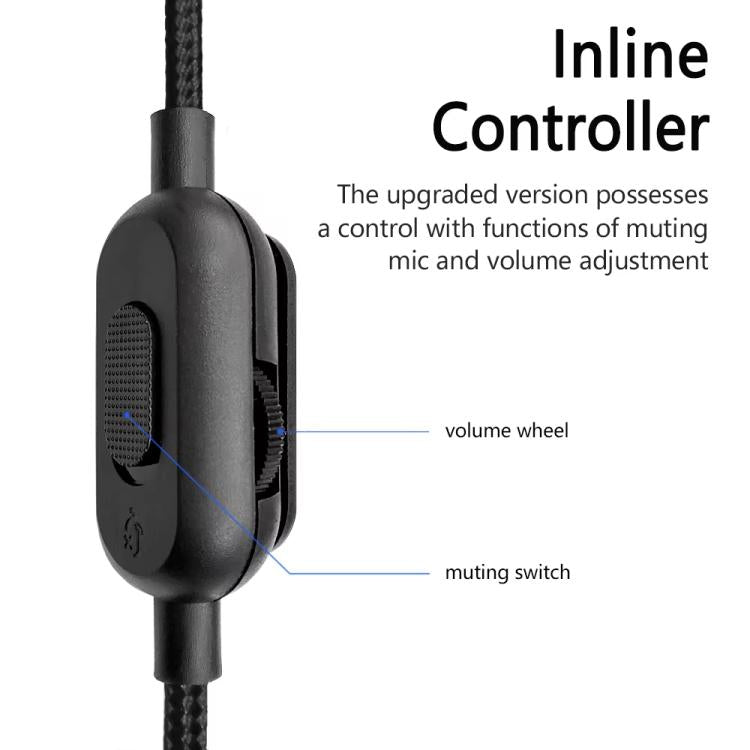 Dual Plug 2m Tuning Edition Headphone Cable For Sennheiser GAME ONE / GAME ZERO / PC 373D / GSP350 / GSP500 / GSP600 - Headset Accessories by buy2fix | Online Shopping UK | buy2fix