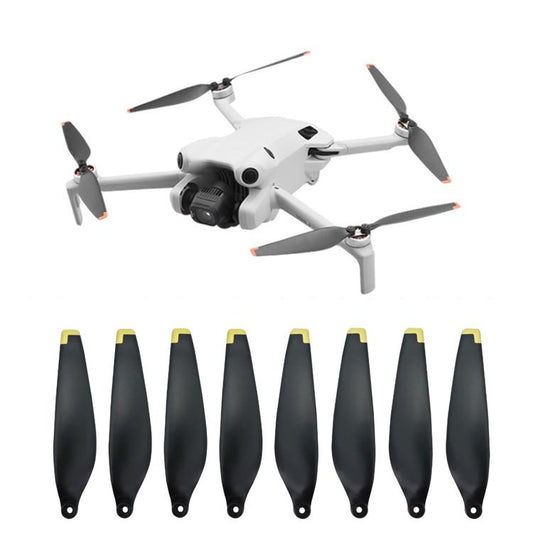 For DJI Mini 4 Pro 4pairs Drone Propeller Blades 6030F Props Replacement Parts(Gold Tip) - DIY Propeller by buy2fix | Online Shopping UK | buy2fix
