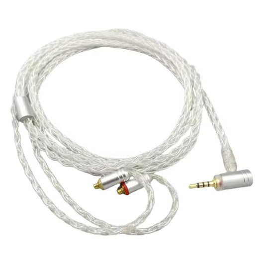 1.2m 8 Core Single Crystal Copper Silver Plated MMCX Headphone Upgrade Cable, For Shure SE215 / SE535 / SE846 / UE900, Color: Transparent 2.5mm Balance - Headset Accessories by buy2fix | Online Shopping UK | buy2fix