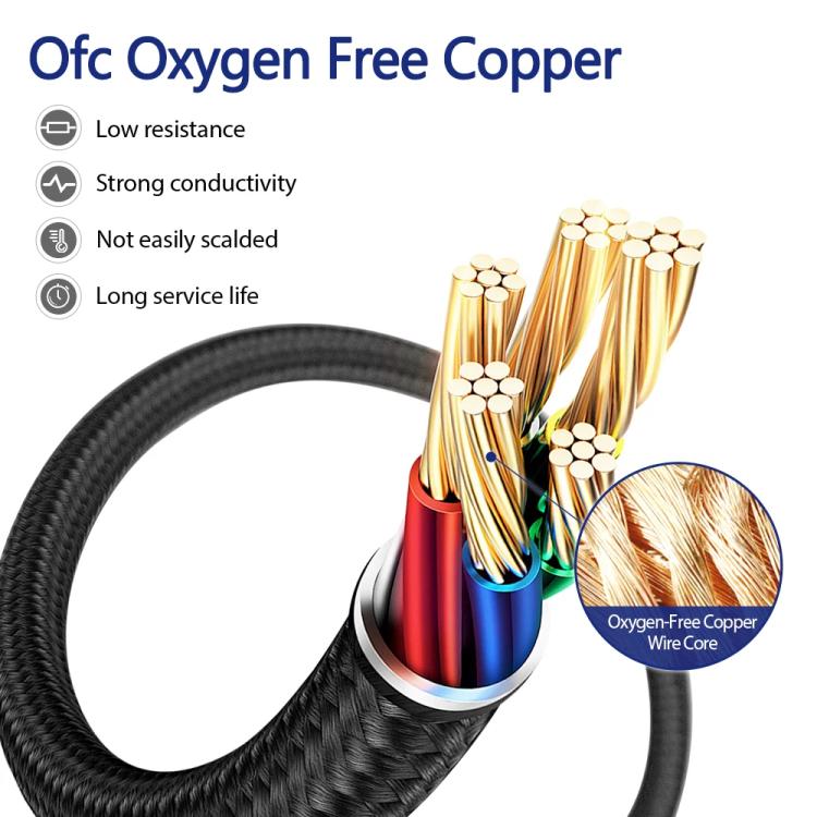 For Alienware AW920H Gaming Headset Cable Audio Microphone Cable, Length: 1.8m(Black) - Headset Accessories by buy2fix | Online Shopping UK | buy2fix