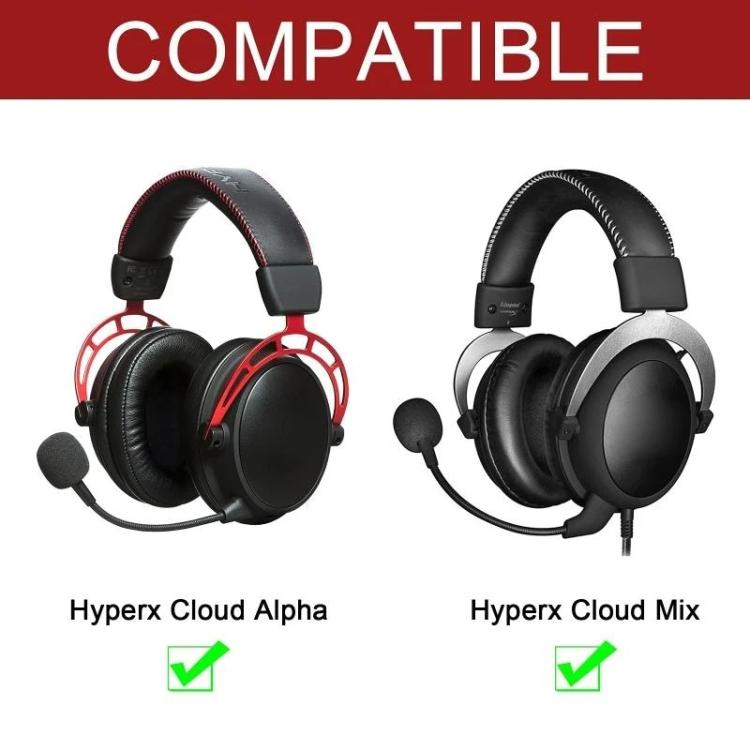 For Kingston HyperX Cloud Alpha / Mix 3.5mm Male To Male Headset Recorder Cable, Size: 1.5m(Black) - Headset Accessories by buy2fix | Online Shopping UK | buy2fix