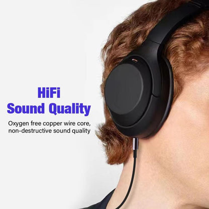 1.5m Direct 3.5mm Headphone Audio Cable, For Sony WH-1000XM3 / WH-1000XM2 / WH-1000XM4 / WH-H900N / WH-H800 - Headset Accessories by buy2fix | Online Shopping UK | buy2fix