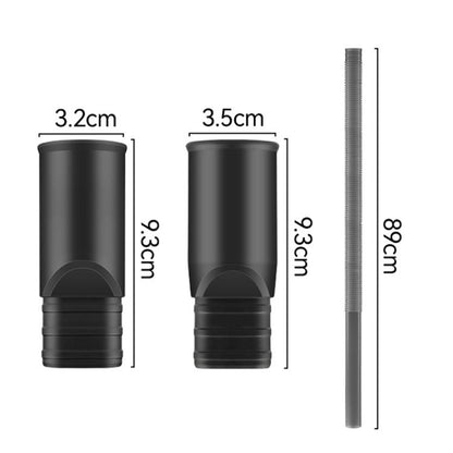32mm Diameter Vacuum Cleaner Hose Kit For Dryer Vent Cleaning Flexible Flat Tubing Accessory - Other Accessories by buy2fix | Online Shopping UK | buy2fix