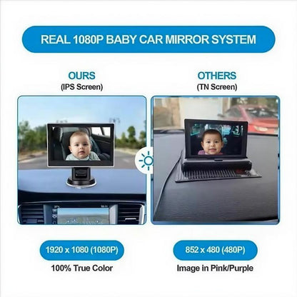 4.3 inch HD 1080P Car Baby Monitor(With USB) - Car Monitor by buy2fix | Online Shopping UK | buy2fix