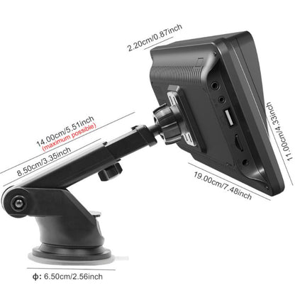 7-inch HD  Touch Screen + HD 8-light Reversing Image Wireless Carplay Car MP5 Player(X5300) - Car MP3 & MP4 & MP5 by buy2fix | Online Shopping UK | buy2fix