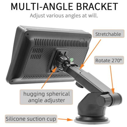 7-inch HD  Touch Screen + HD 8-light Reversing Image Wireless Carplay Car MP5 Player(X5300) - Car MP3 & MP4 & MP5 by buy2fix | Online Shopping UK | buy2fix