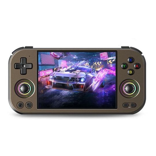 ANBERNIC RG 477M  Android 14 Handheld Game Console With Aluminum Alloy Body, 4.7-Inch LTPS In-Cell Touch Screen, 3D Hall Joystick & Self-Developed AI Assistant 128G(Black)