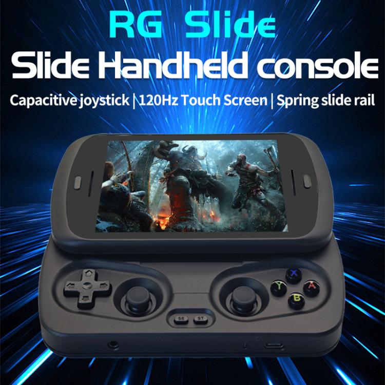 ANBERNIC RG Slide Video Game Console 4.7-Inch LTPS In-Cell Screen Android 13 OS For Retro/Cloud Gaming & Streaming 8+256G(White) - Pocket Console by ANBERNIC | Online Shopping UK | buy2fix