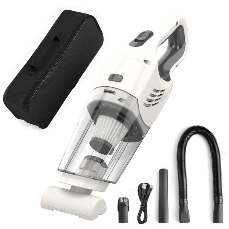 Car-mounted High-power Strong Suction Cordless Vacuum Cleaner, Color: White 5500PA - Vacuum Cleaner by buy2fix | Online Shopping UK | buy2fix