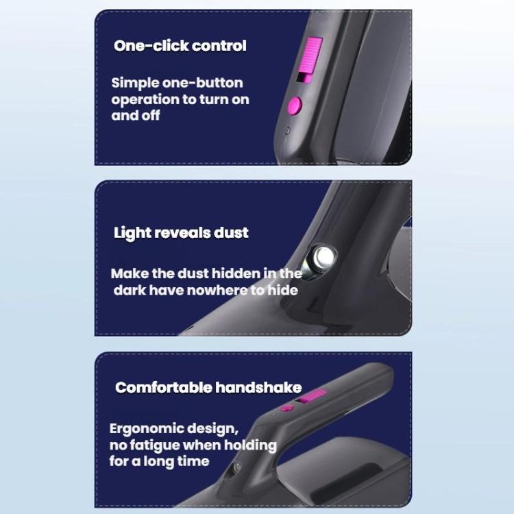 Small Powerful Handheld Vacuum Cleaner For Car And Desktop Use, Specification: 7500PA Brushed(Black) - Vacuum Cleaner by buy2fix | Online Shopping UK | buy2fix