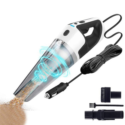 3.8m Corded Handheld Car Vacuum Cleaner with Brushless Motor(Black White) - Vacuum Cleaner by buy2fix | Online Shopping UK | buy2fix