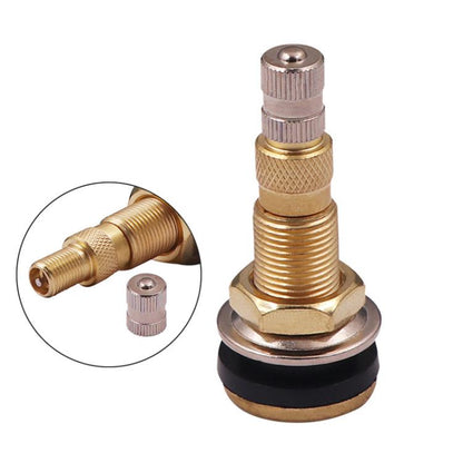 Agricultural Vehicle Vacuum Tire Full Copper Valves(American Standard) - Tire Valve Caps by buy2fix | Online Shopping UK | buy2fix
