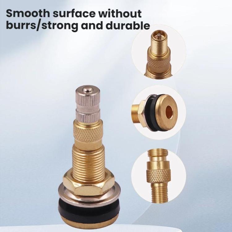 Agricultural Vehicle Vacuum Tire Full Copper Valves(American Standard) - Tire Valve Caps by buy2fix | Online Shopping UK | buy2fix