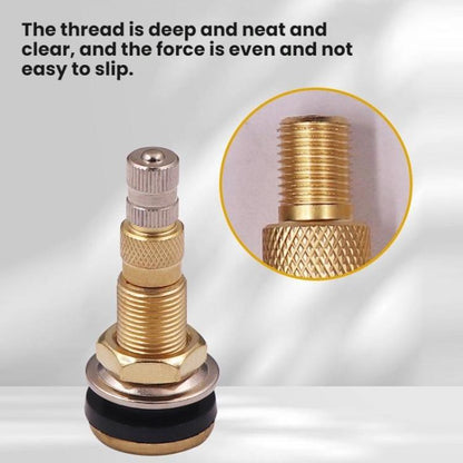 Agricultural Vehicle Vacuum Tire Full Copper Valves(American Standard) - Tire Valve Caps by buy2fix | Online Shopping UK | buy2fix