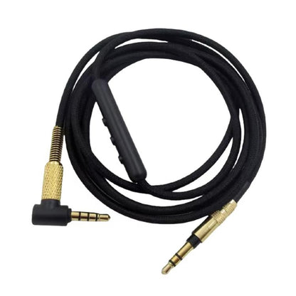 With Volume Control 3.5mm Male To Male Headphone Cable, Length: 1.5m - Headset Accessories by buy2fix | Online Shopping UK | buy2fix