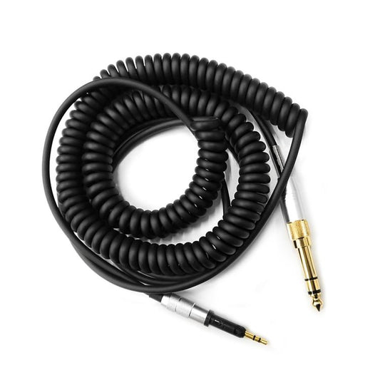 2.5mm To 3.5mm+6.35mm Plug 1.5m Spring-Loaded Headphone Cable,For Sennheiser HD6 / HD8 / HD7 / HD598 - Headset Accessories by buy2fix | Online Shopping UK | buy2fix