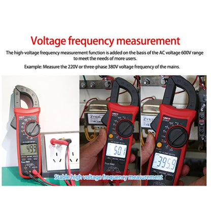 UNI-T UT203+ True RMS Auto-Ranging Digital Clamp Meter 400A AC/DC With NCV, Backlit LCD, Live Wire Detection & Data Hold - Digital Multimeter by UNI-T | Online Shopping UK | buy2fix