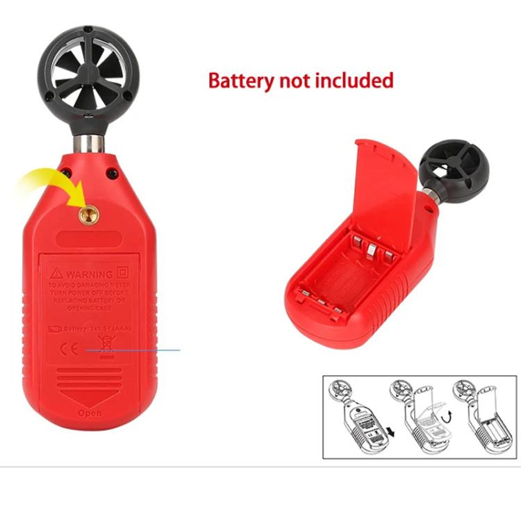 UNI-T UT363  Digital Anemometer Wind Speed Meter 12-Level Dynamic Indicator - Tachometers & Anemometer by UNI-T | Online Shopping UK | buy2fix